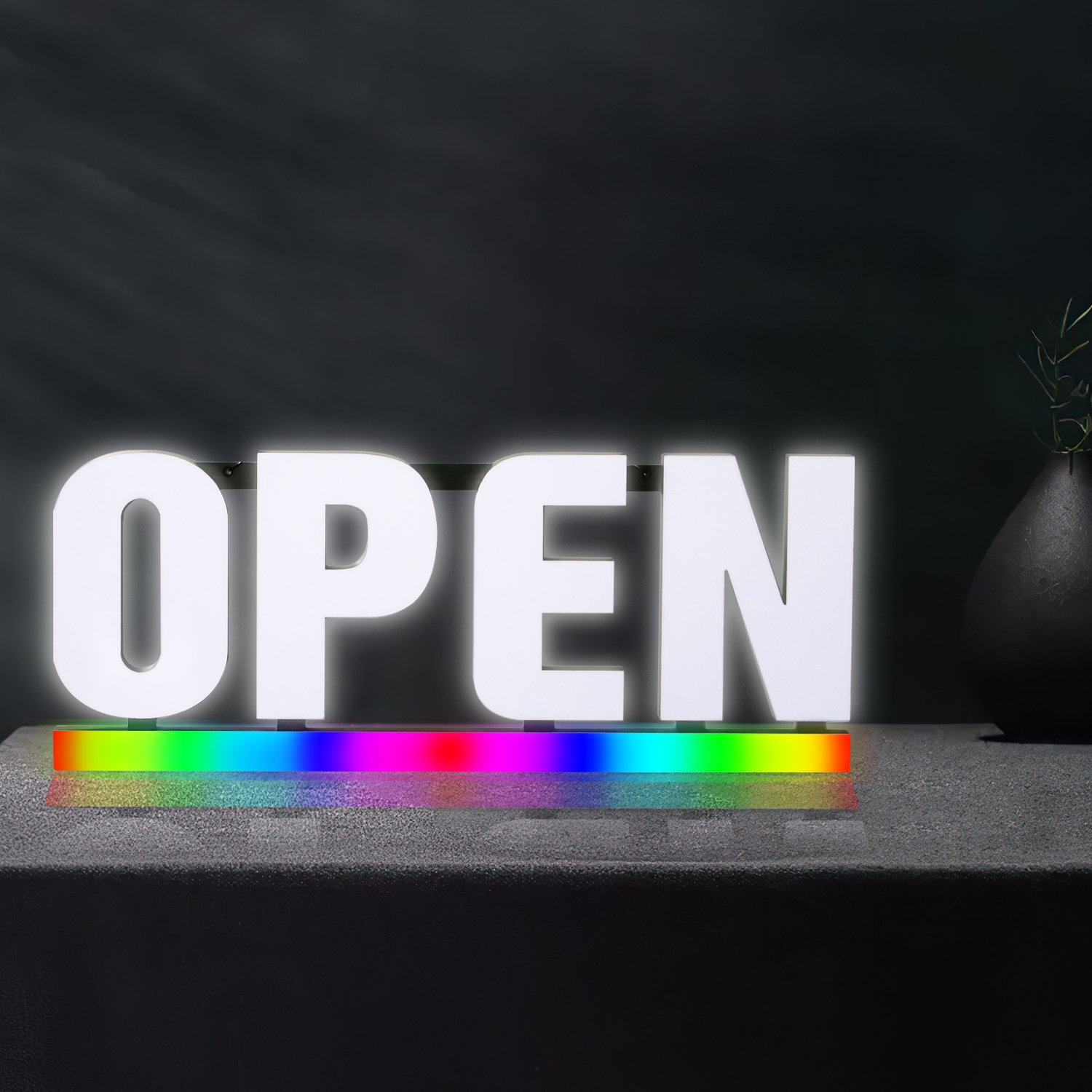 OPEN Sign board signage advertising outdoor Smoke Shop Led Open Signs For Business
