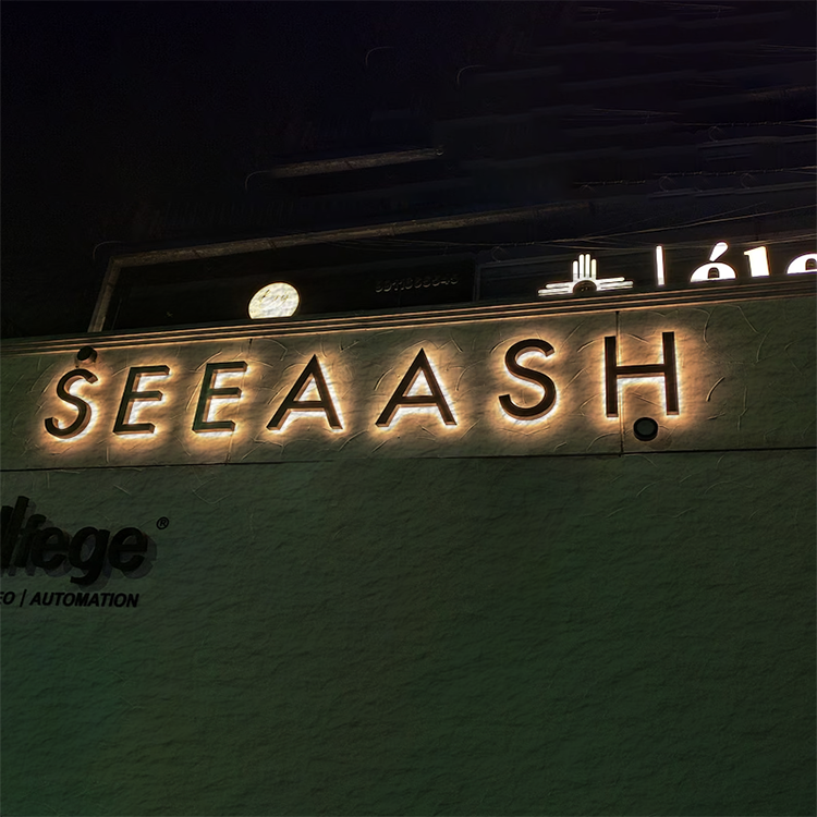 led outdoor business sign board led sign outdoor advertising metal letters logo wall store front sign
