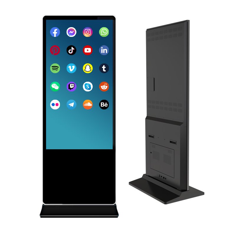 32" 40" 43" 50" 55" 65" 75" 85" 100" super size touch screen flood standing electronic advertising player boards