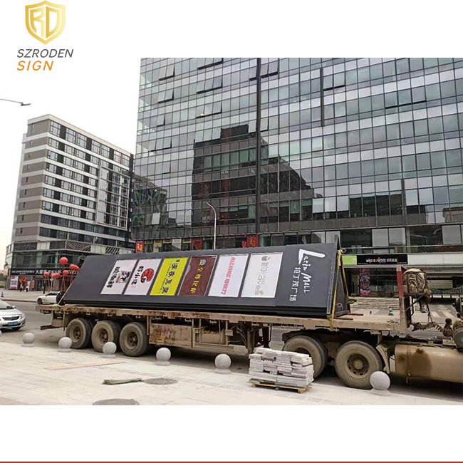 Advertising Signboard Good Quality Pylon Sign Permit Wayfinding Led Pylon Sign Screen