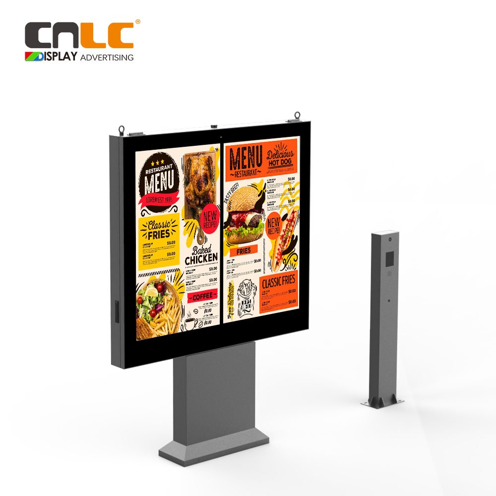 HOT selling drive thru digital menu board for QSR factory price with intercom order system