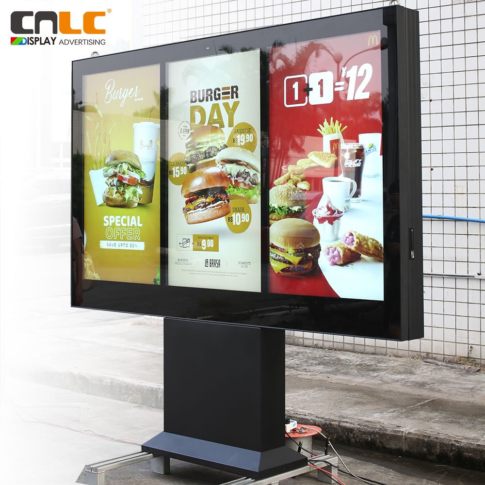 HOT selling drive thru digital menu board for QSR factory price with intercom order system