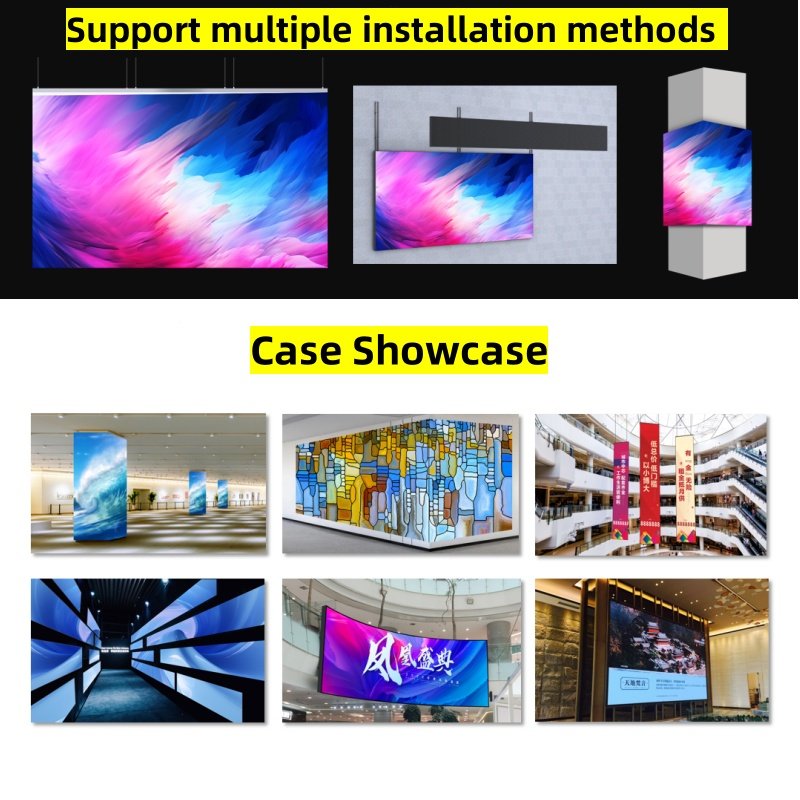 Indoor 4K Full Color High Refresh Rate LED Video Wall Advertising Board P3.91 LED Display Screen