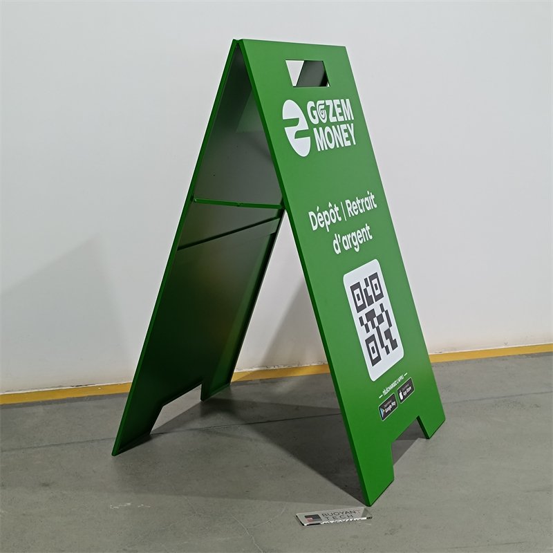 Special Hot Selling Advertising Folding Double Side Board Poster Display Stand Holder Pavement A Frame Signs