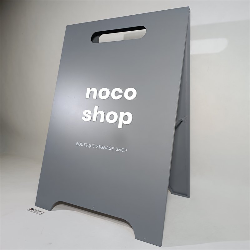 Special Hot Selling Advertising Folding Double Side Board Poster Display Stand Holder Pavement A Frame Signs