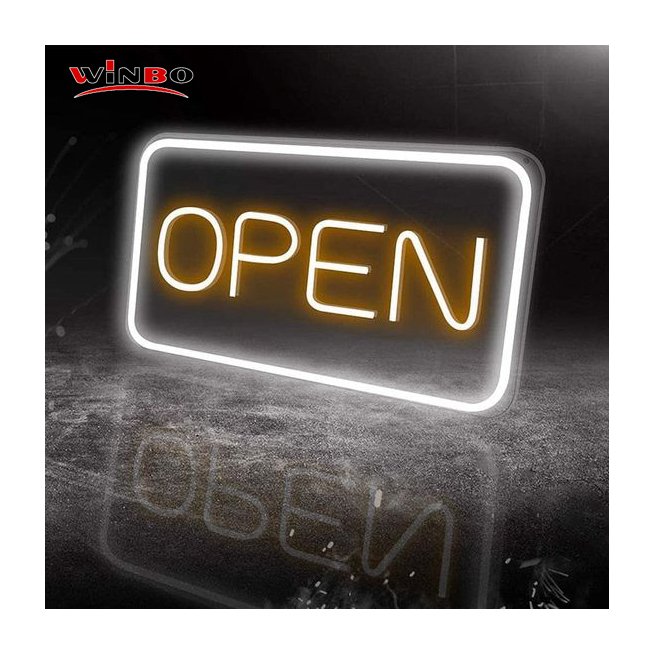 Dropshipping Free Design Custom Led Neon Light Name Custom Drop Shipping open advertisement board neon sign