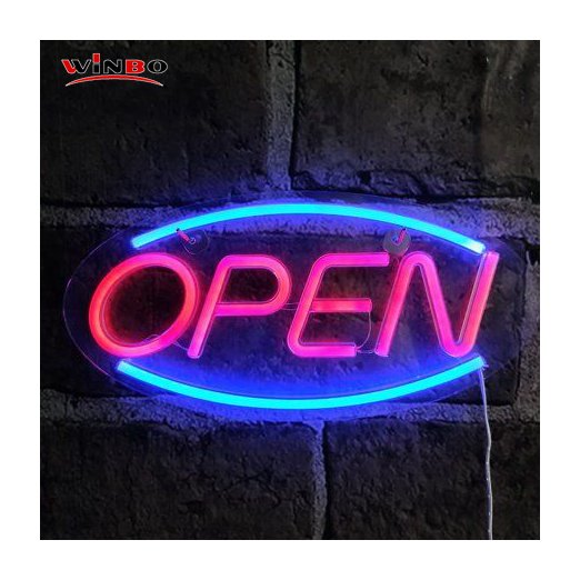Dropshipping Free Design Custom Led Neon Light Name Custom Drop Shipping open advertisement board neon sign