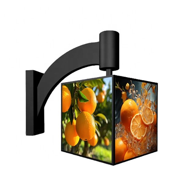 Floor Sign Board Led Light Box Poster Frame Display Advertising Outdoor Square Acrylic Rotating Lightbox