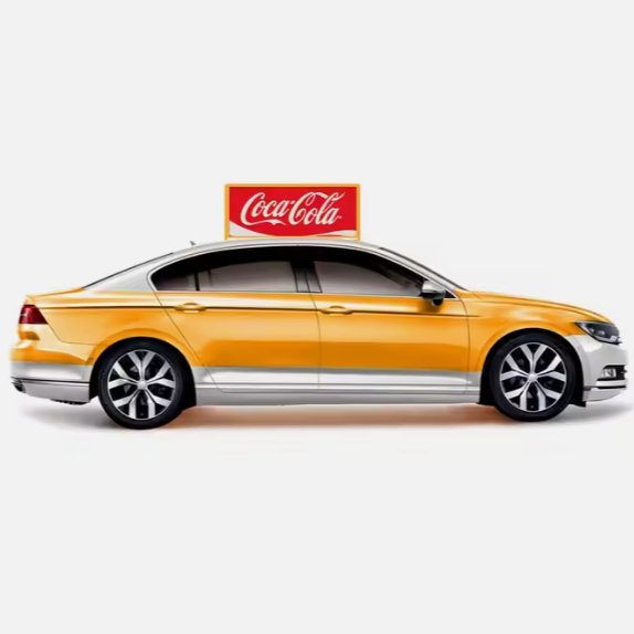 Top Screen Advertising Taxi Led Display Roof Sign Board Mobile Double Side P2.5 P3.33 P5 Waterproof Screen Contact Wifi