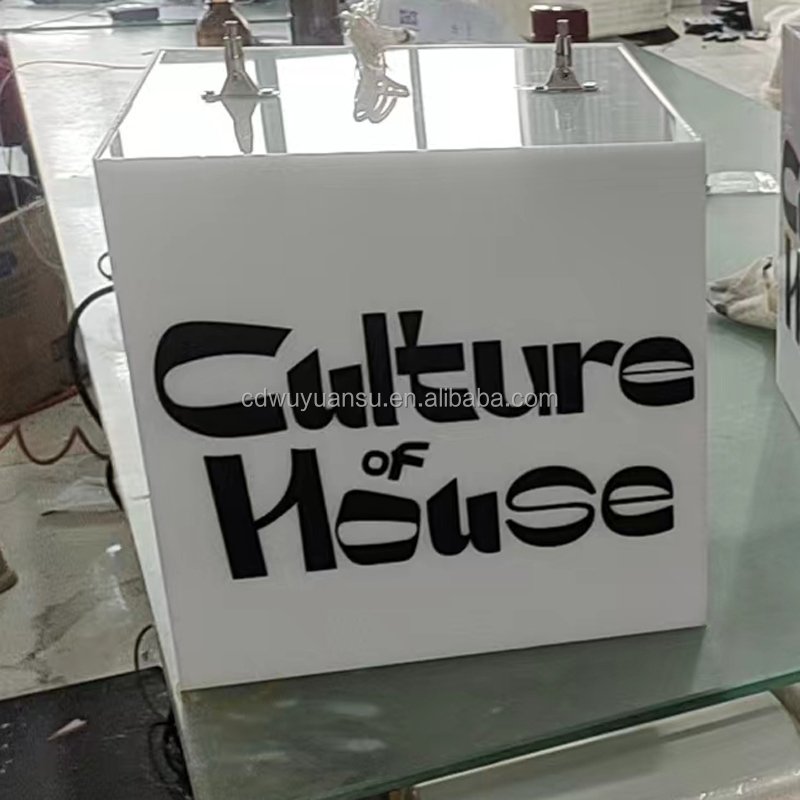 HONGSEN Custom Advertising Light Box Coffee shop sign Led boards luminous acrylic light box