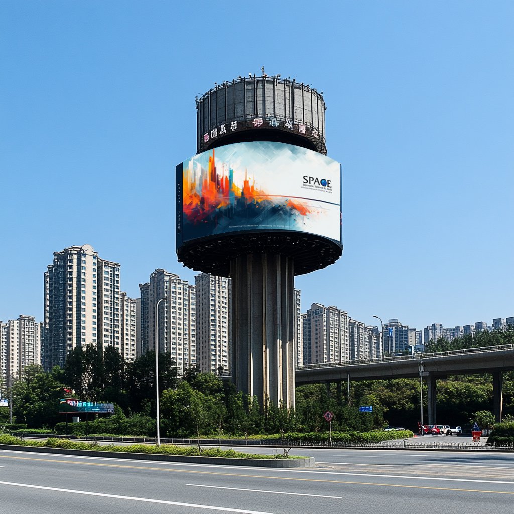 High-quality Outdoor Large Pillar Billboards Outdoor Billboards Billboards
