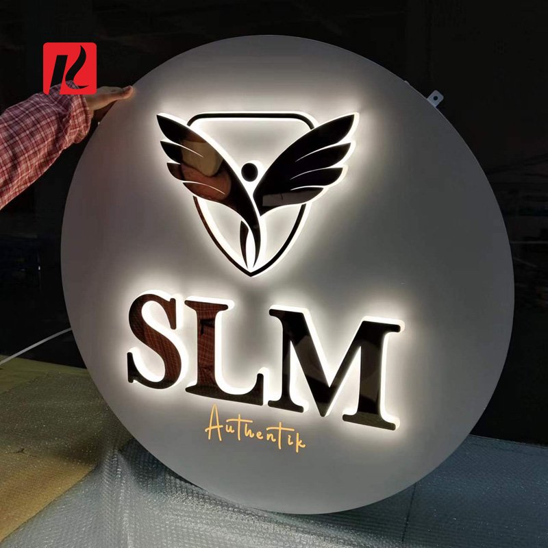 Kexian Custom 3D LED Letter Led Illuminated Sign Shop Indoor Reception Wall Logo Led Sign Board