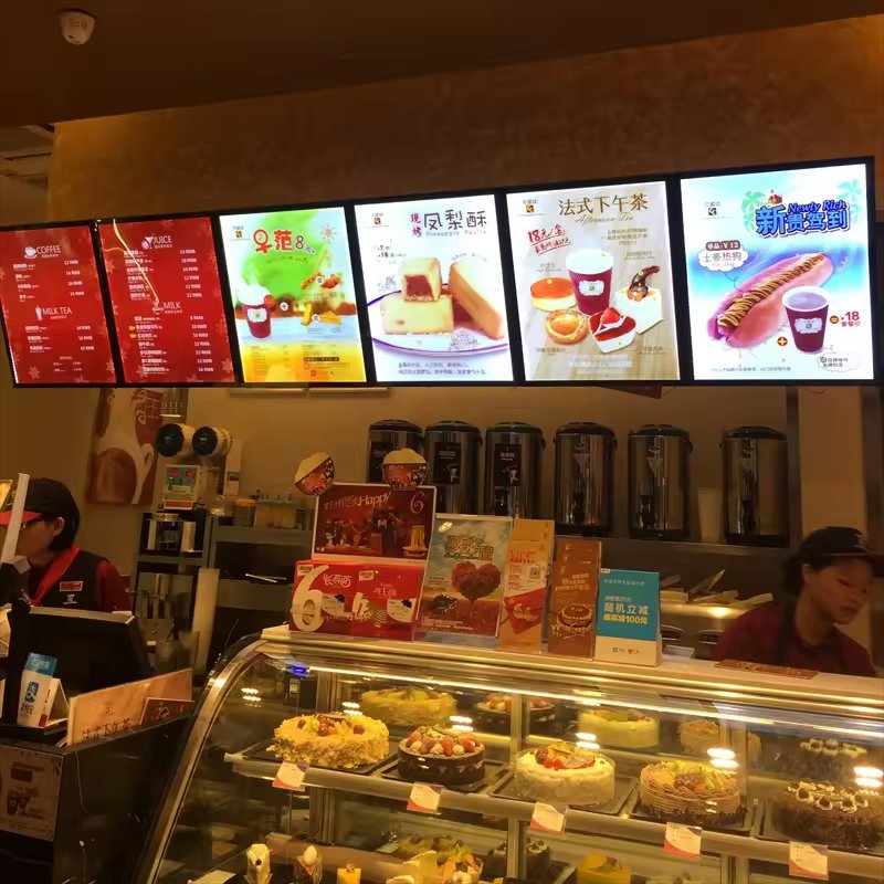 Led Snap Frame Advertise Light Box Restaurant Advertising Wall Mount Menu Board Led Light Box