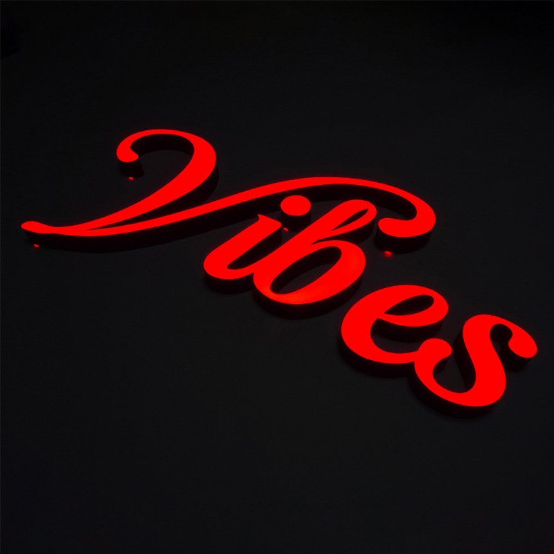 channel sign shop sign outdoor advertising boards Facelit Trimless Channel Letter