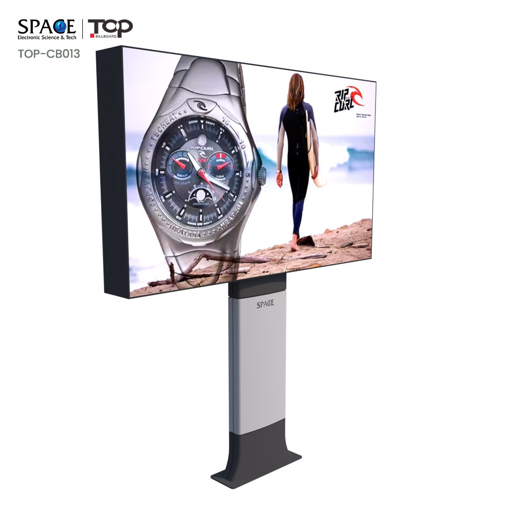 Golden Supplier Outdoor Billboard Advertising Customize OEM Aluminium Alloy Pole Light Box