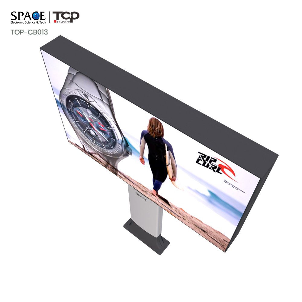 Golden Supplier Outdoor Billboard Advertising Customize OEM Aluminium Alloy Pole Light Box