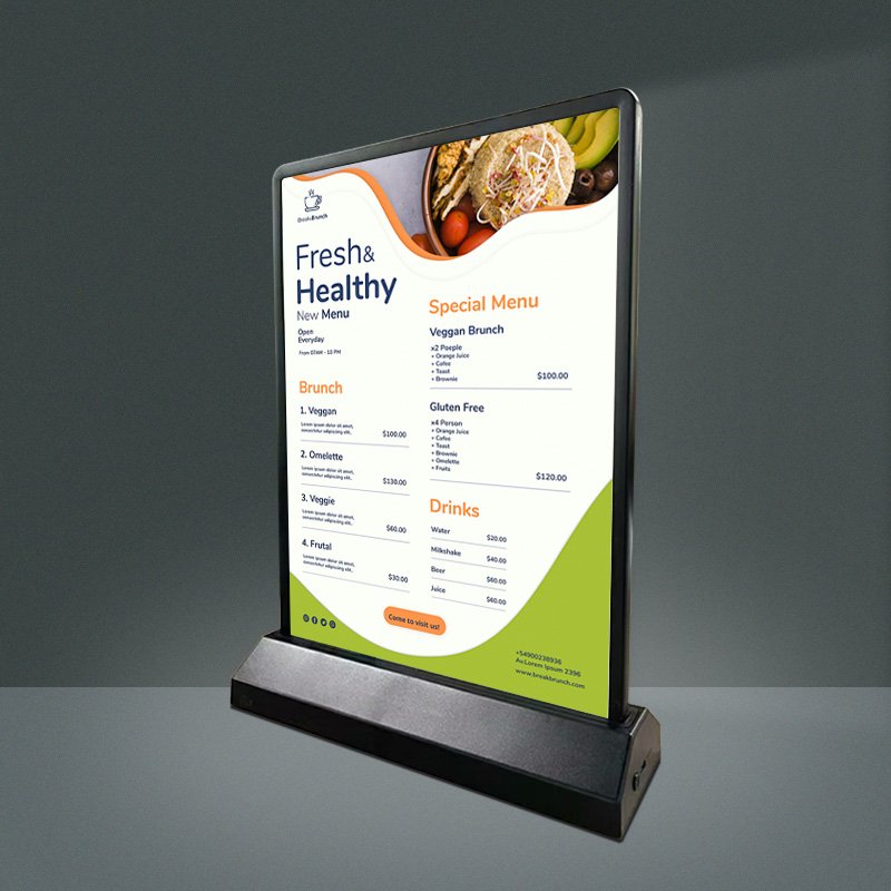 advertising light boxes led battery hotel restaurant menu board led ultra thin light box battery