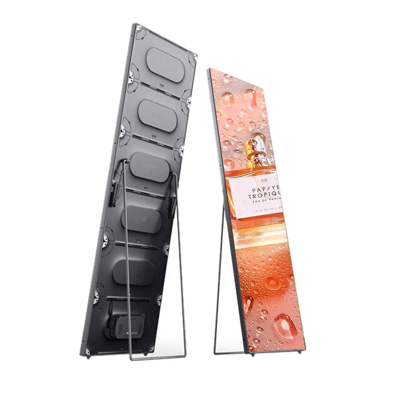 2023 New Design Cheap Indoor Outdoor Led Board Poster Display Stand P3.076 P2 P2.5 P4 Advertising Mobile Poster