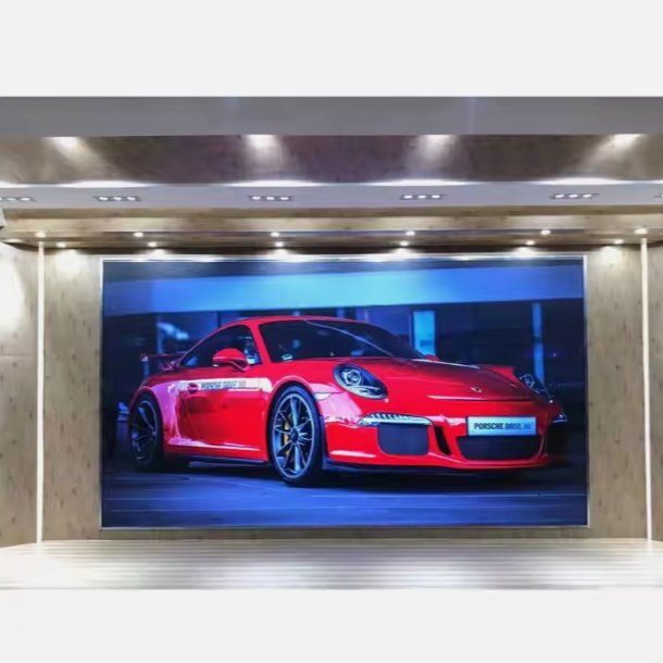 P1.25 P1.53 Waterfall Indoor Advertising Ultrathin Screen Flexible Led Screen For Office Background