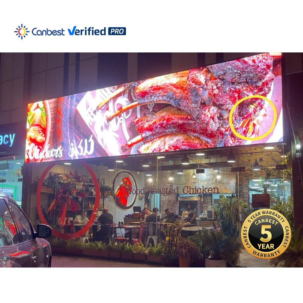 Outdoor P10 Fixed Advertising Wall Mount Led Display For Buildings Street Pole Led Screen Airport Commercial Building Led Board