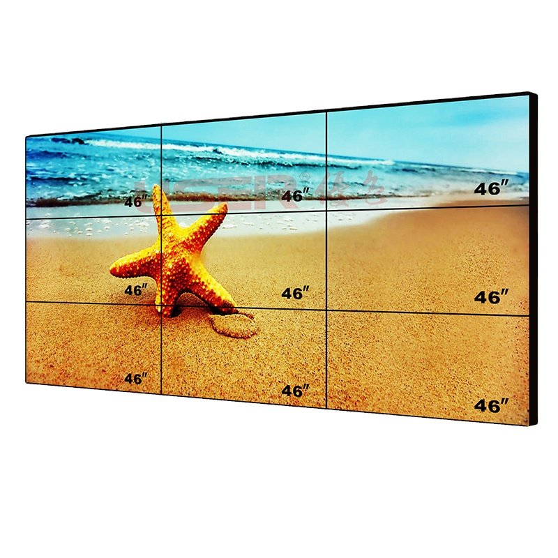 Custom Solution Seamless 3.5mm LCD Splicing Screen Commercial Advertising Board 46 inch LCD VIDEO WALL