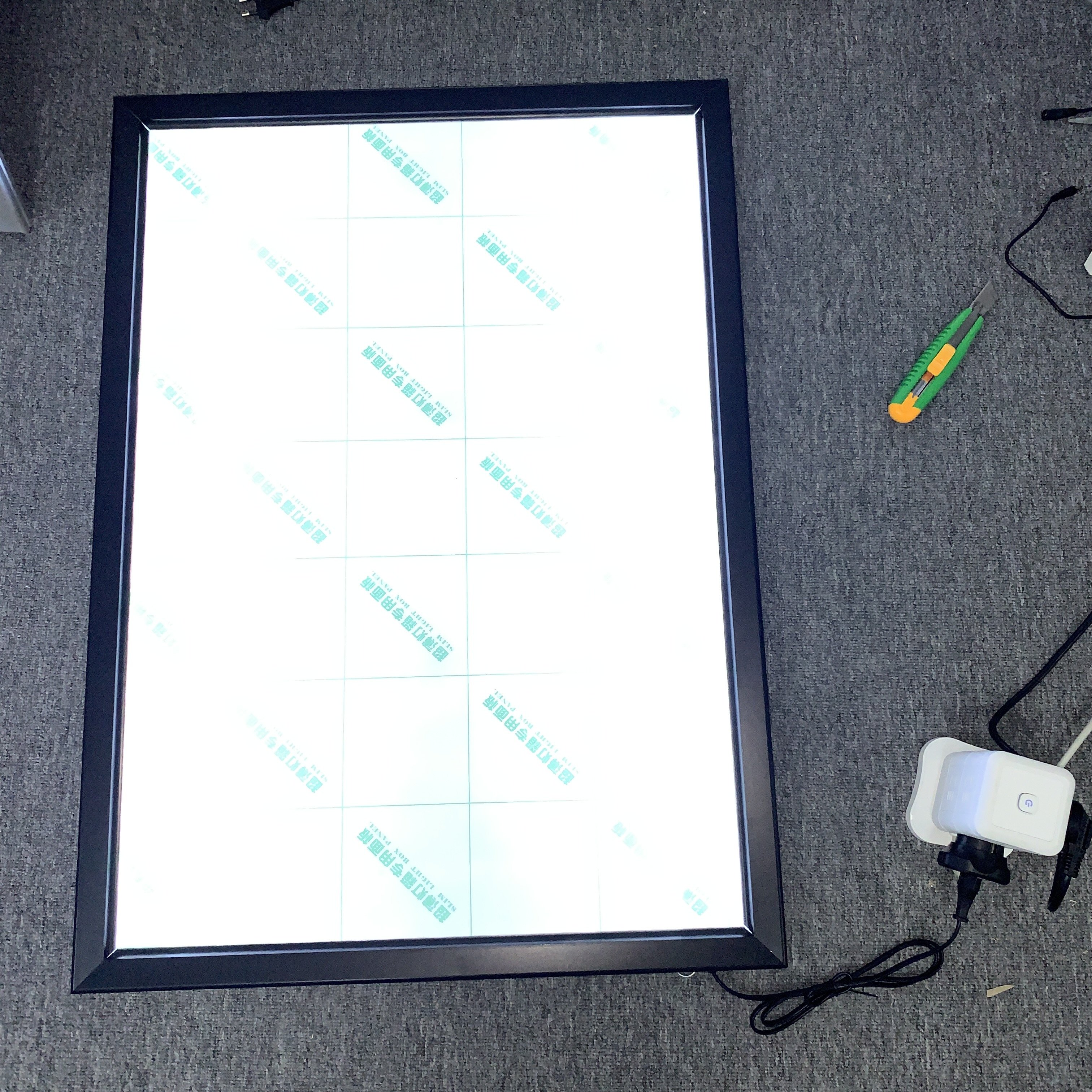 Easy Change Poster Plastic Aluminum Snap Frame Led Light Box Frame For Indoor Wall Mounted Advertising Light Boxes