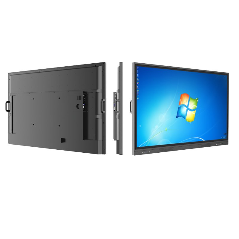 wall mounted interactive whiteboard OEM 4K display infrared touch screen smart board Android and windows OPS