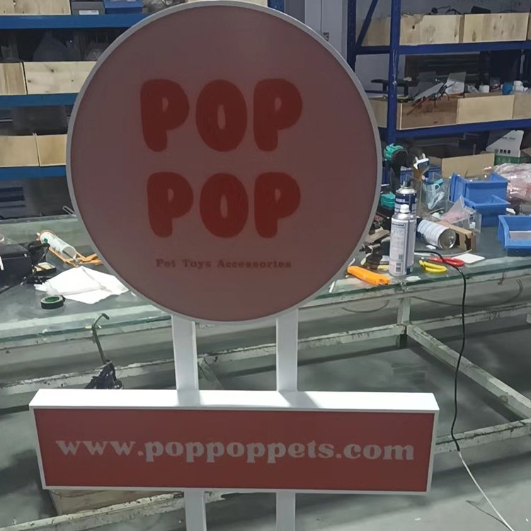 Customizable A4 Size LED Light Box Sign Low Power Outdoor Advertising Acrylic Logo 3D Effect Outdoor Advertising Logo