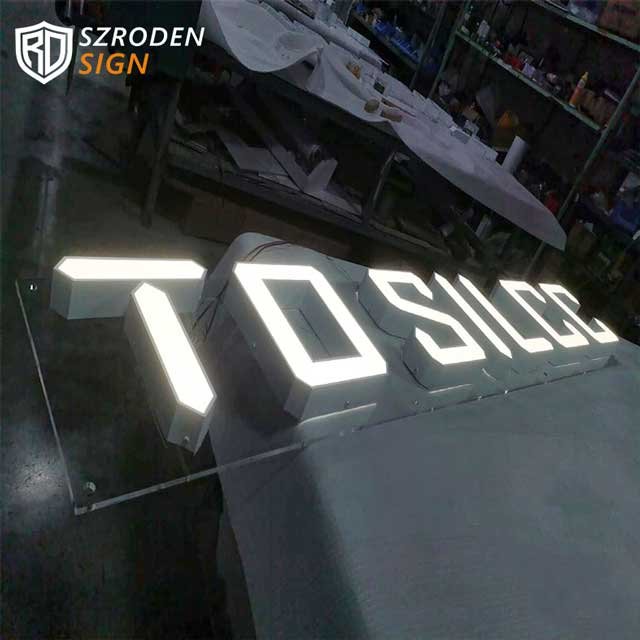 illuminated led sign xxx moves channel letter bending machine