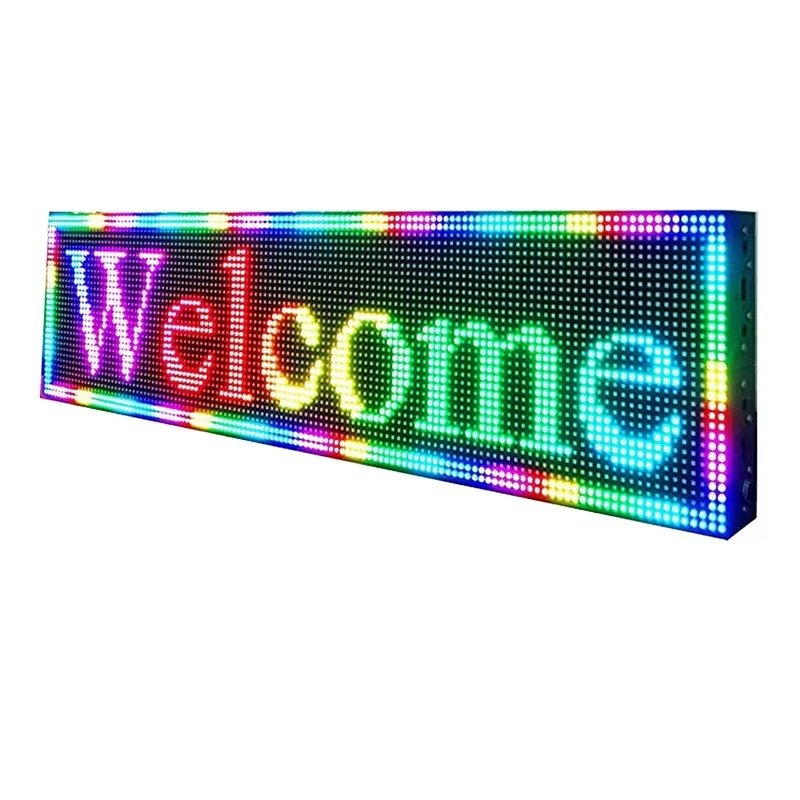 Wifi Programmable LED Signs Panel Message Scrolling Outdoor Led Sign Board Display for Business Advertising Store Restaurants