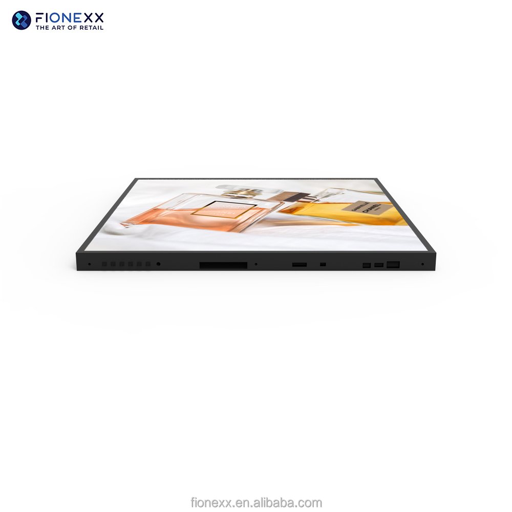 Wall-Mounted Android LCD Monitor Square Digital Advertising Display Screens Digital Picture Frame for Subway Retail Stores