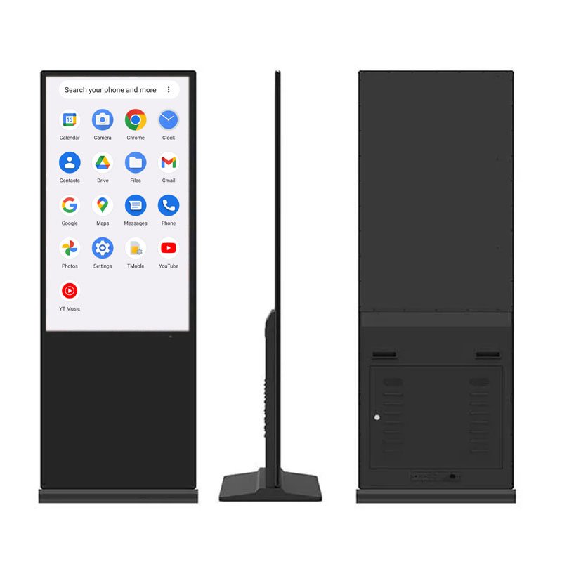 New elegant floor standing display WiFi kiosk lcd screen Totem 65/55inch Digital Signages For Indoor 1080P screens advertising