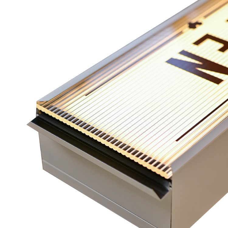 Acrylic advertising Light Box with Replaceable Front Panel for Coffee Bars and Pub Shop Decor Hanging or Tabletop Display