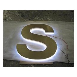 Backlit 3D Acrylic Stainless Steel Letters LED Sign Board with Lighted Advertising Letters