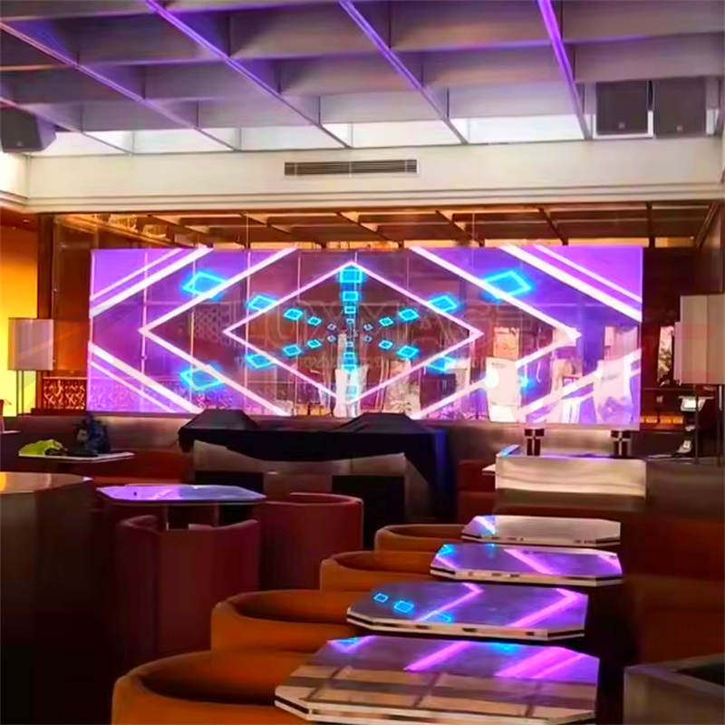Adhesive Outdoor Glass Building Facade Mesh Video Wall Led Curtain Pixel Lights Flexible Transparent Led Mesh Screen Display