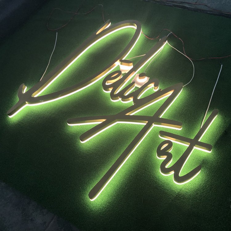 Outdoor stainless steel Customized Led Channel Letters Outdoor Store Signage 3d Acrylic Logo Custom led sign for business