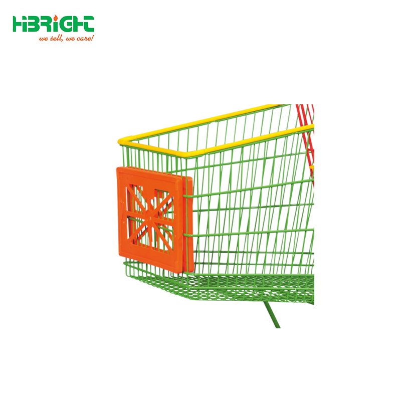 supermarket shopping trolley cart handle advertising