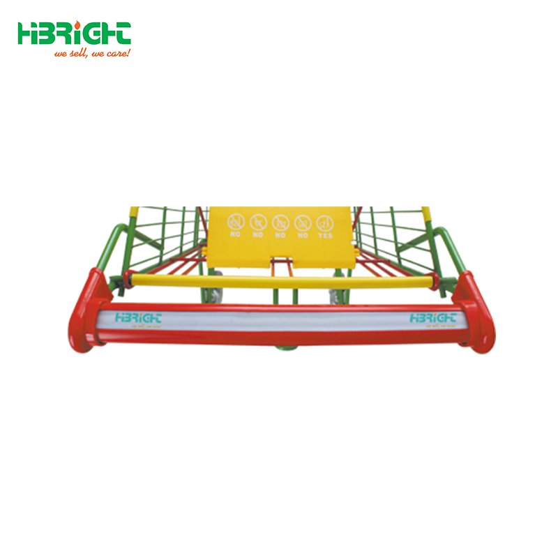 supermarket shopping trolley cart handle advertising