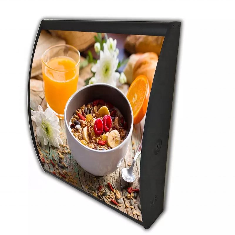 Personalised Backlit Restaurant Menu Board Sign Shop Indoor Ceiling UV Printed Poster Advertising LED Light Box