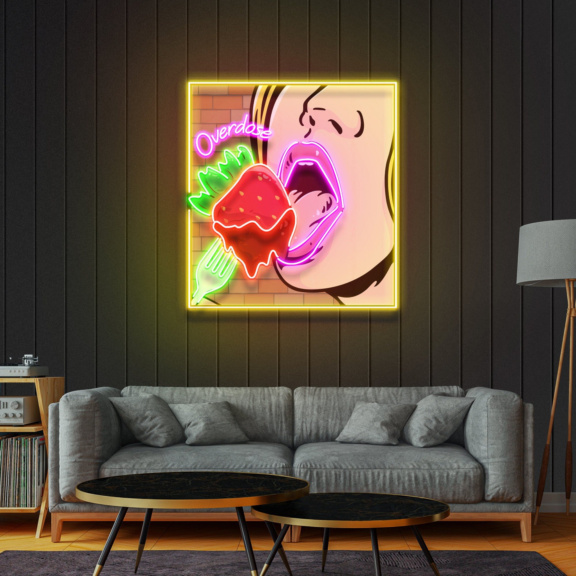 UV Printed Custom Neon Sign Business Logo Neon Name Sign Advertising Board Design Switching Power Supply For Led Strip Light