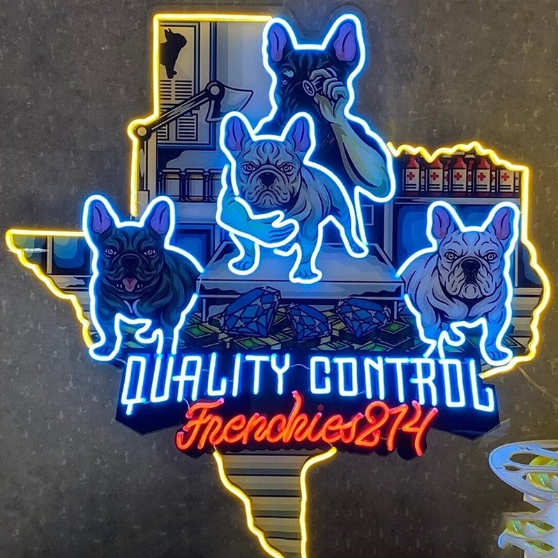 UV Printed Custom Neon Sign Business Logo Neon Name Sign Advertising Board Design Switching Power Supply For Led Strip Light