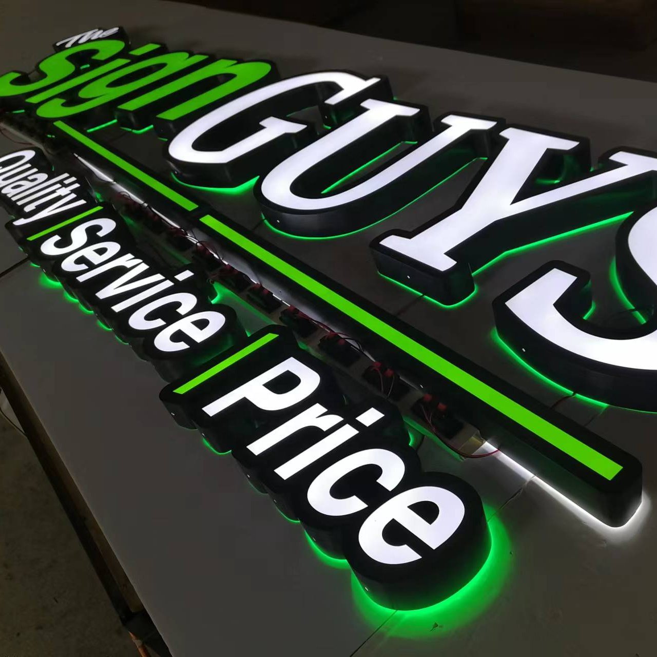advertising sign wall logo sign for CA$67.29 /each board designs Front/Backlit channel letters shop led sign