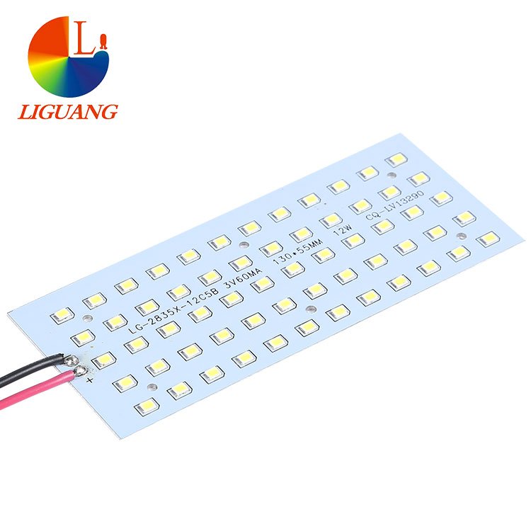 12w Aluminum Customized rigid PCB board 2835 SMD Store signs advertising LED light board
