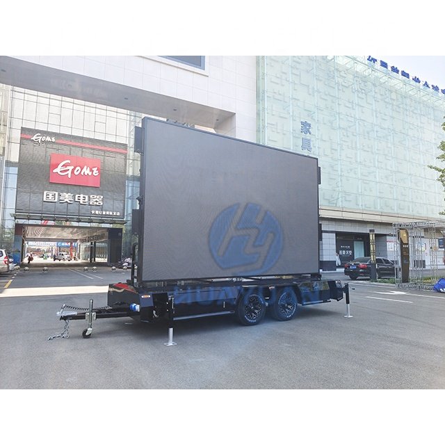 P5 Outdoor Advertising Full Color Led Mobile Trailer Digital Signage Display Screen