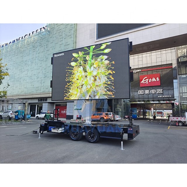 P5 Outdoor Advertising Full Color Led Mobile Trailer Digital Signage Display Screen