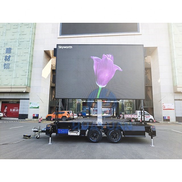 P5 Outdoor Advertising Full Color Led Mobile Trailer Digital Signage Display Screen