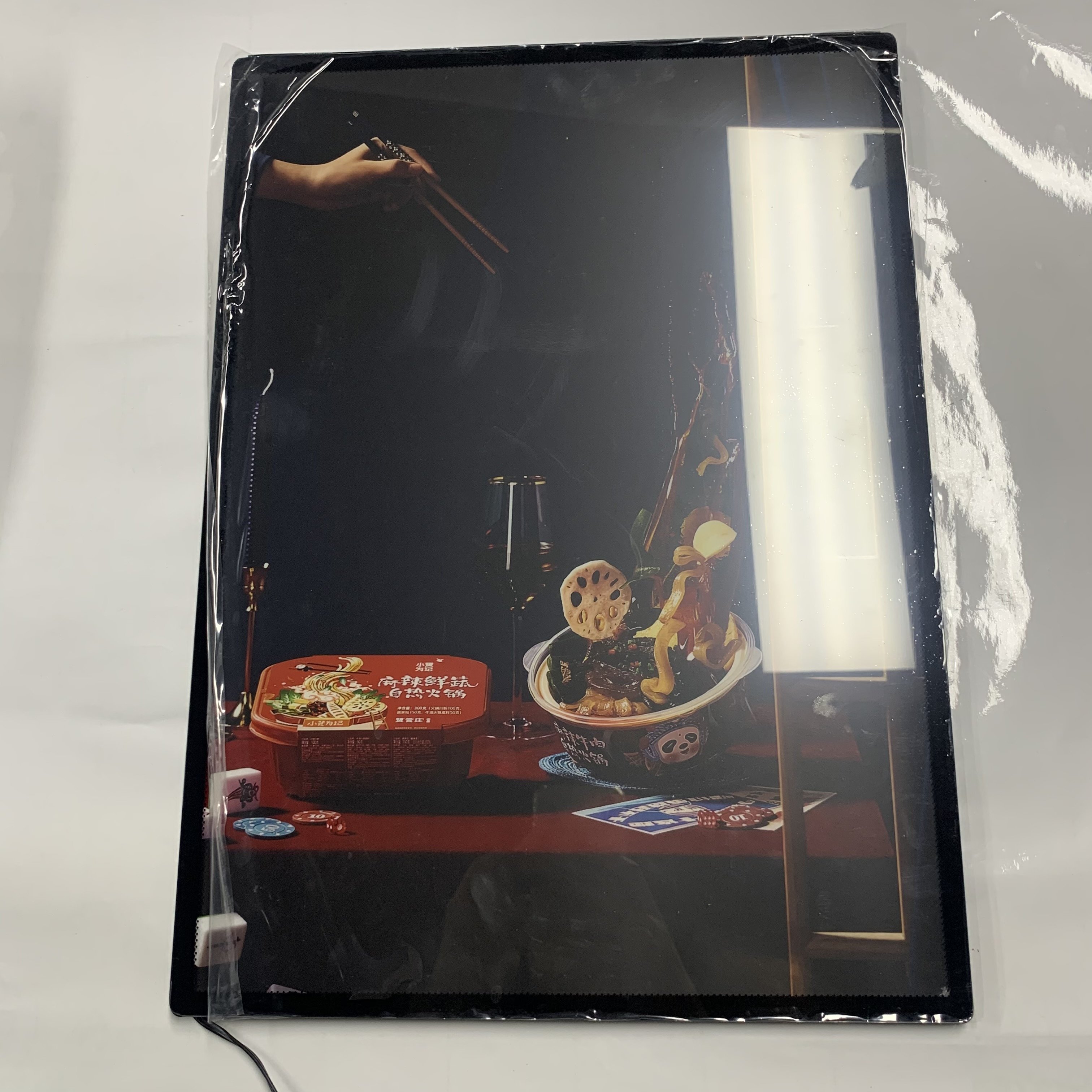 Dropshipping Slim Led Lightbox A1 A2 A3 Frame Poster Menu Board Led Backlit Glass Light Box Display