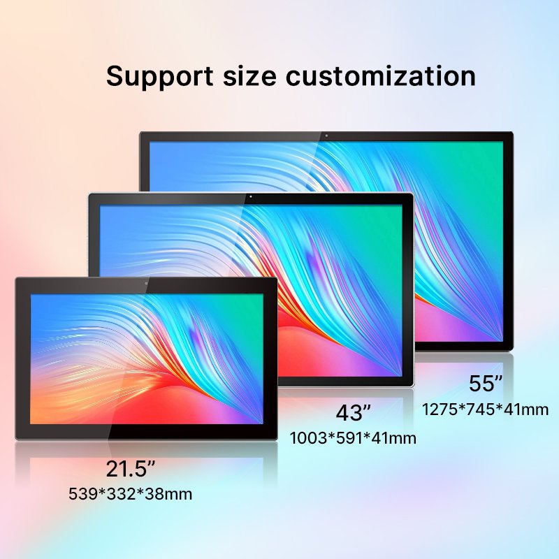 Bozztek Commercial Ads Screen Led Advertising Player Advertise Board Wall Mount Media Player Digital Signage And Displays