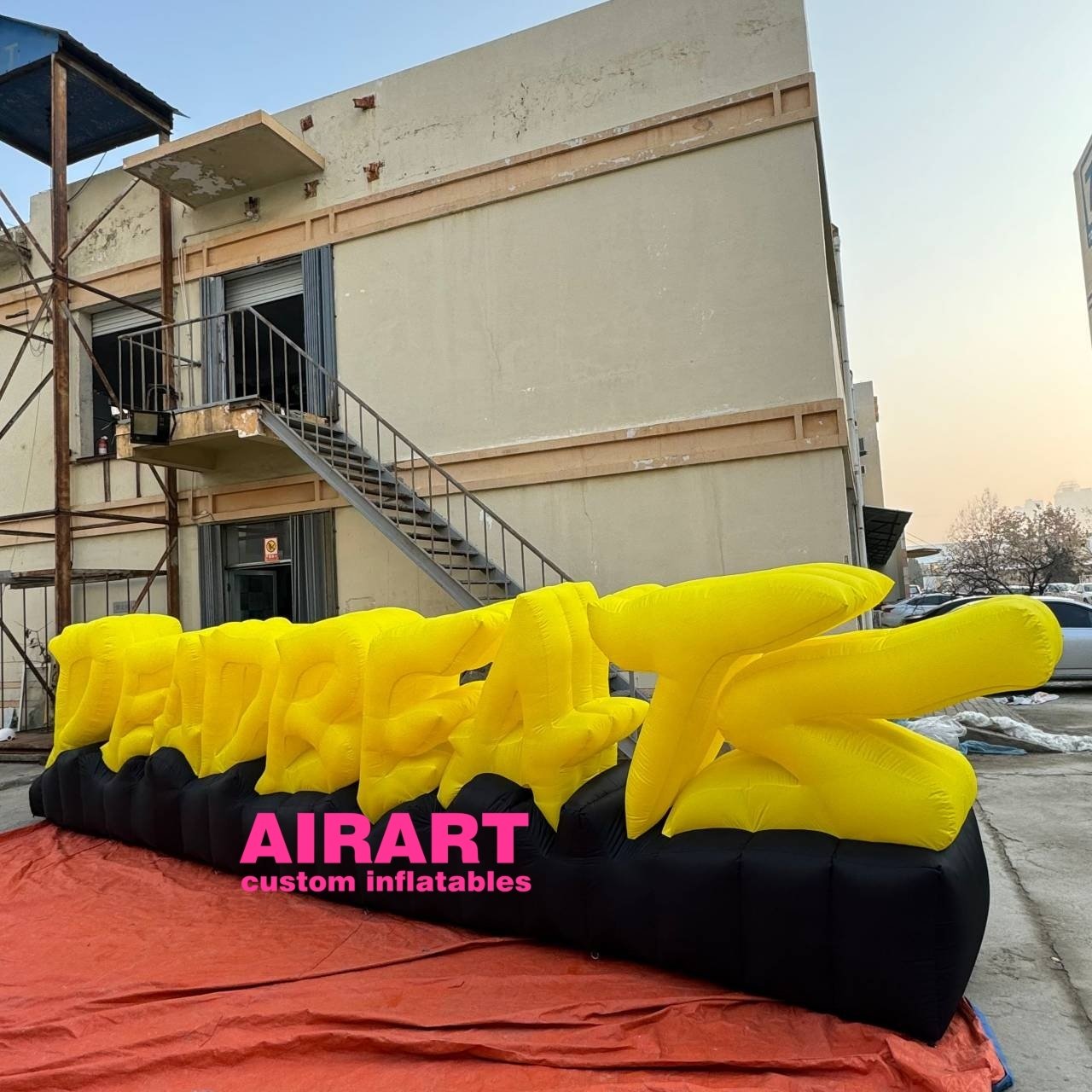 High quality inflatable advertising board inflatable letter inflatable logo wall