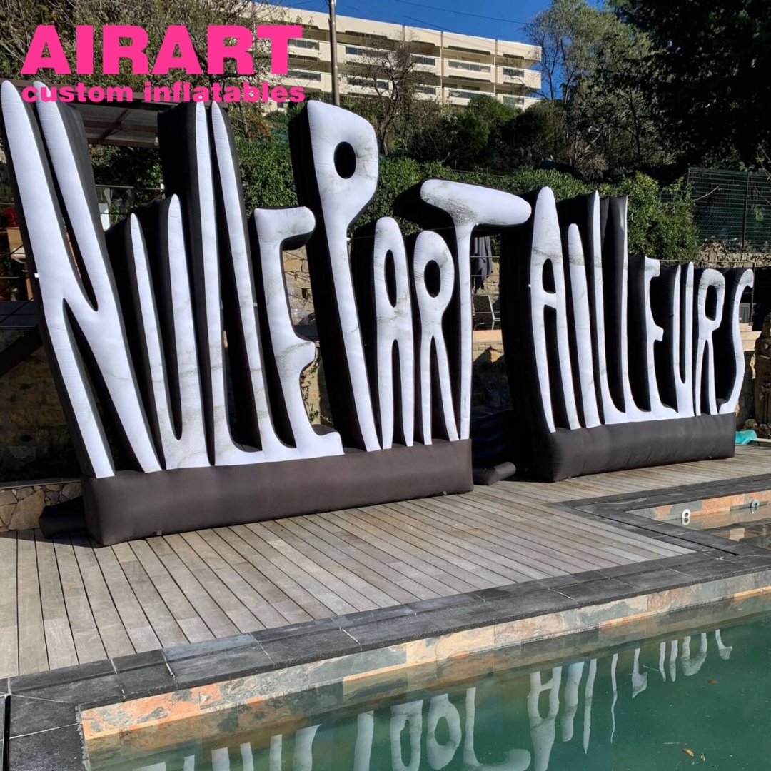 High quality inflatable advertising board inflatable letter inflatable logo wall